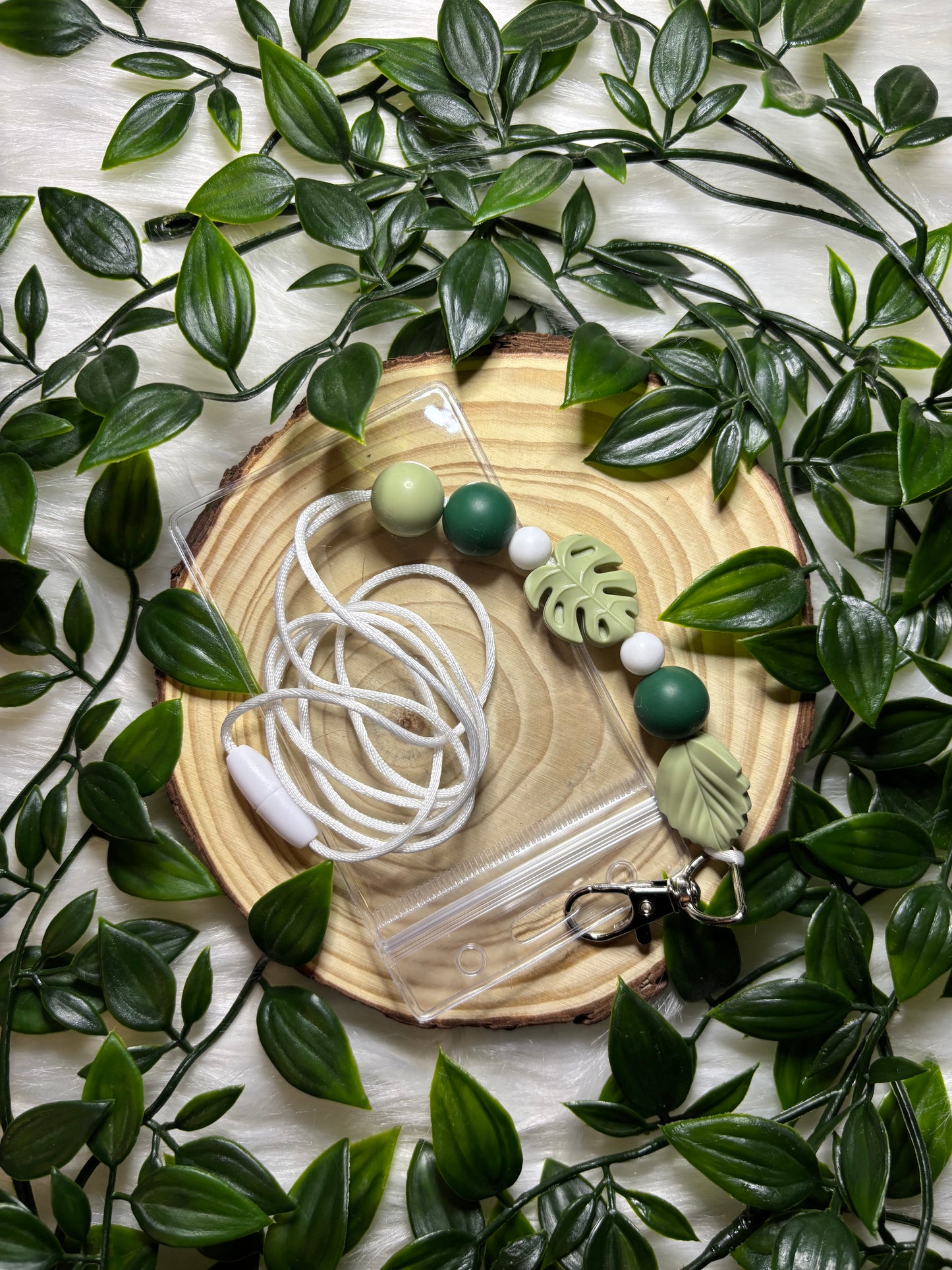 Monstera Lanyard