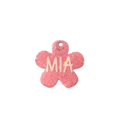 Flower Custom Resin Tag