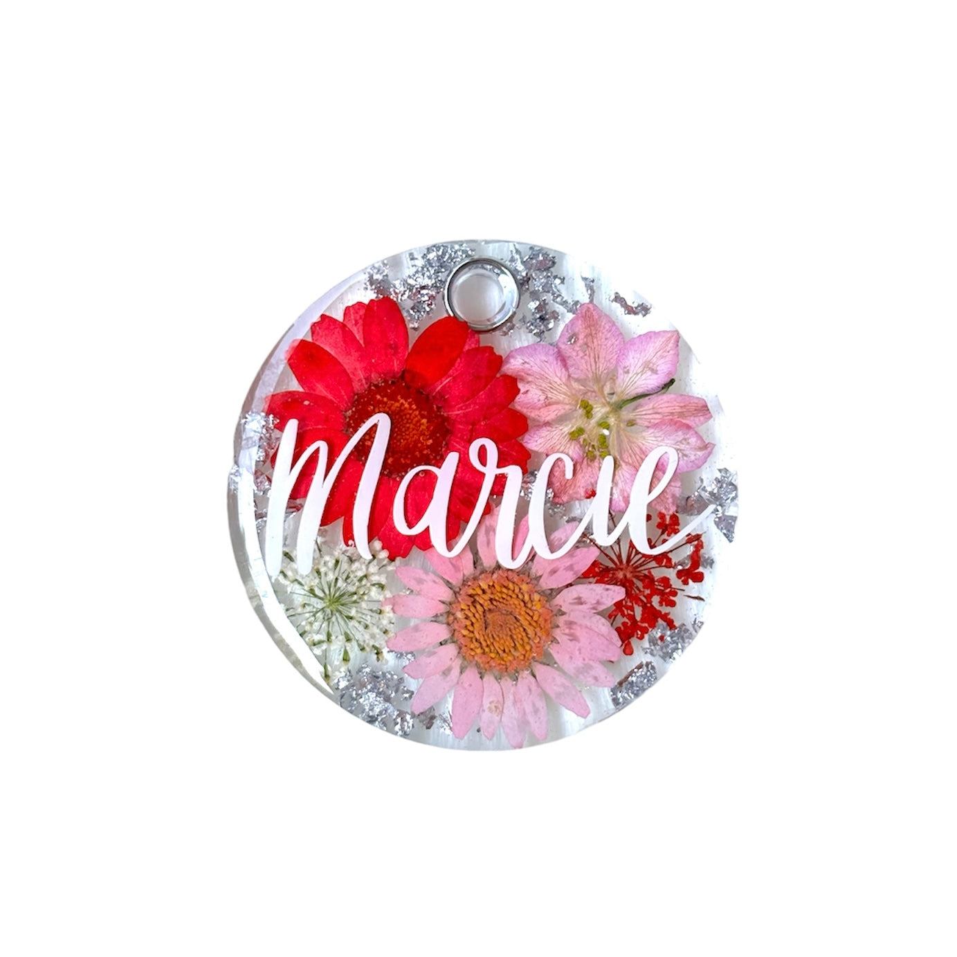 Pressed Flower Tag