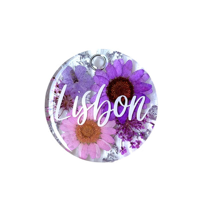 Pressed Flower Tag