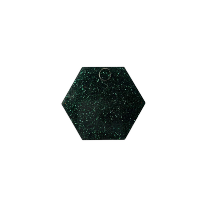 Hunter Green Hexagon