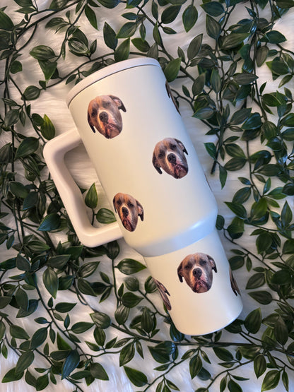 Dog Face Custom Tumblers