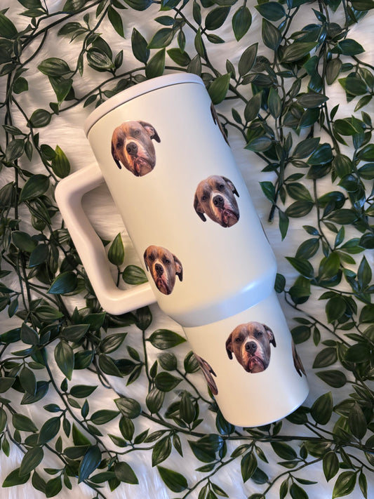 Dog Face Custom Tumblers