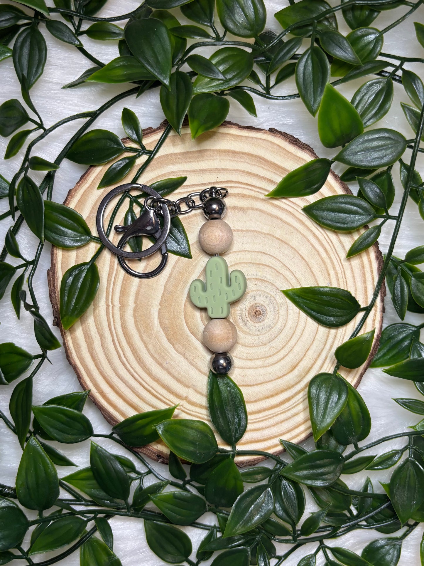 Cactus Keychain